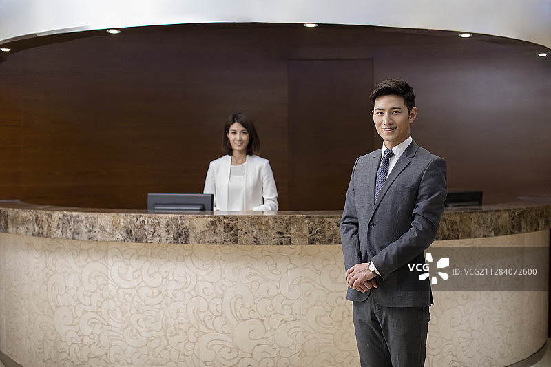 酒店前台图片素材