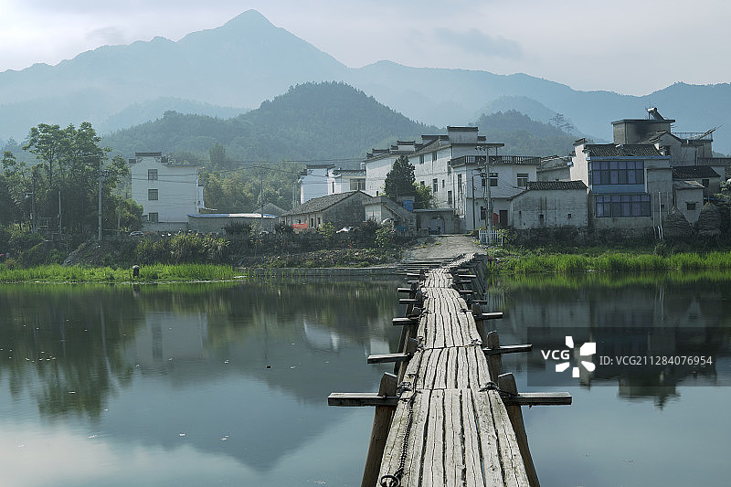 安徽绩溪龙川村图片素材