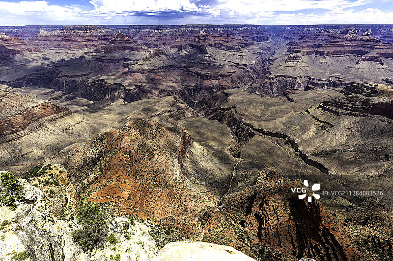 美国美国亚利桑那州西北部的凯巴布高原上的大峡谷图片素材