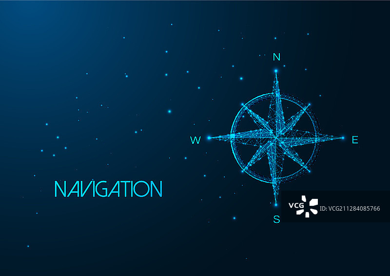 未来感导航概念图片素材