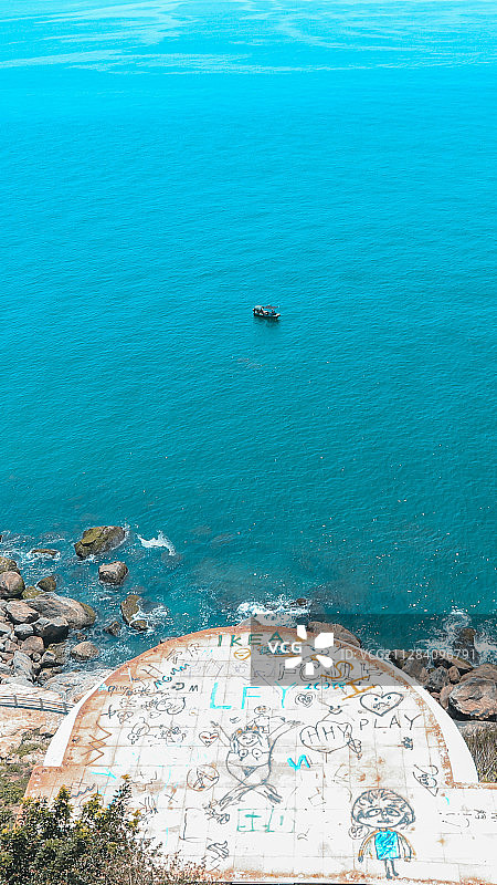 海陵岛废弃的观海台图片素材