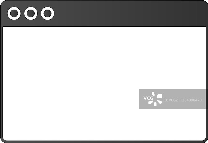 白色背景上的窗户线性图标图片素材