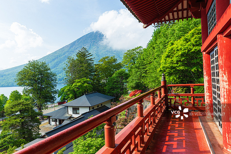 日本日光国立国家公园中禅寺图片素材