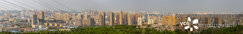 晋城全景天际线图片素材