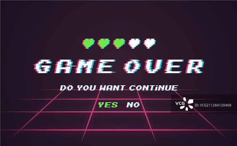 游戏结束背景图片素材