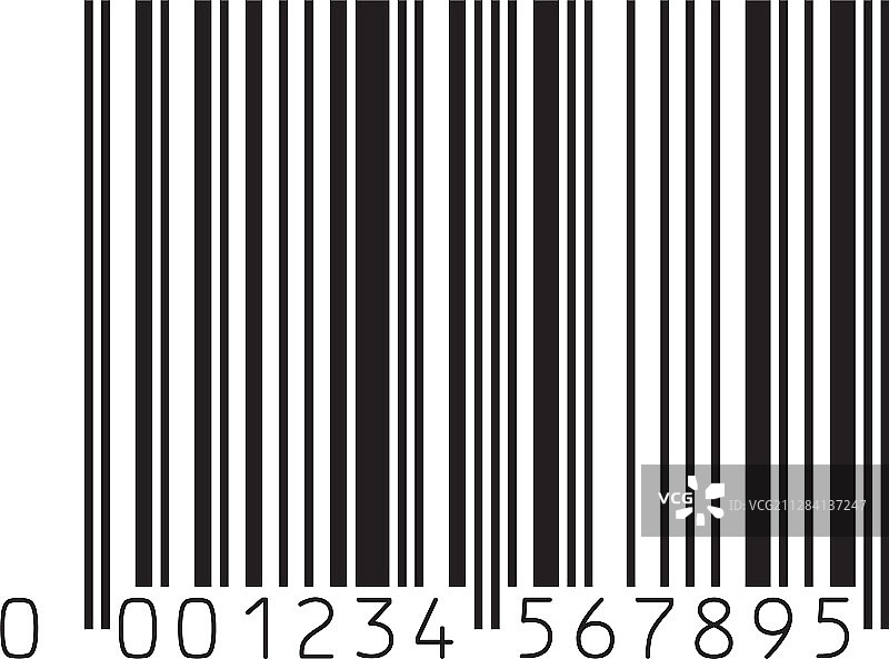 简约黑色条形码图标图片素材