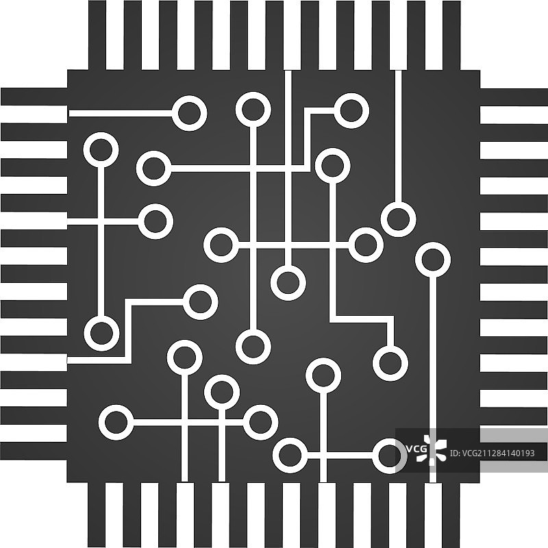 CPU中央处理器芯片图片素材