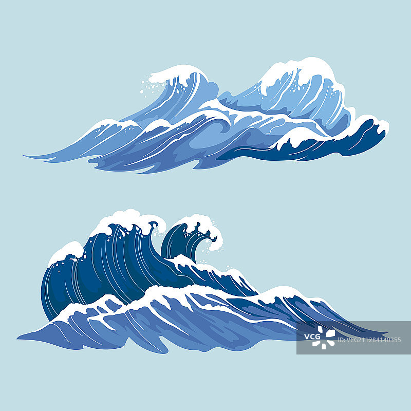 夏季海浪合集图片素材
