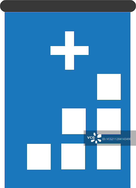 医院图标十字建筑医疗图片素材