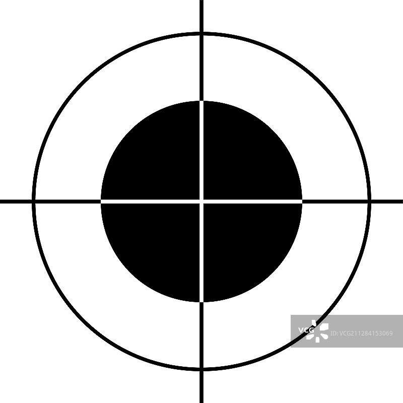 打印标记或十字线符号图标目标图片素材