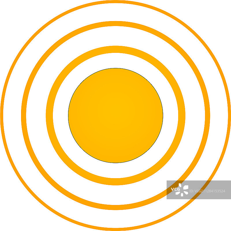 径向发散圆形元素图形图片素材