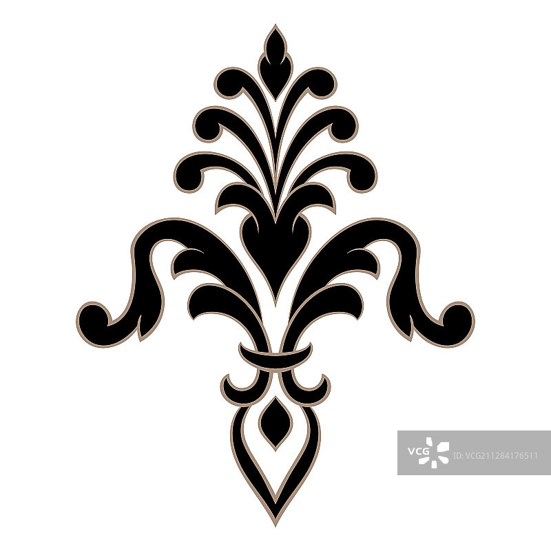 提花中心元素图片素材