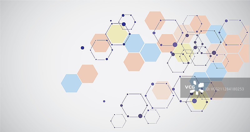 抽象粒子连接图片素材