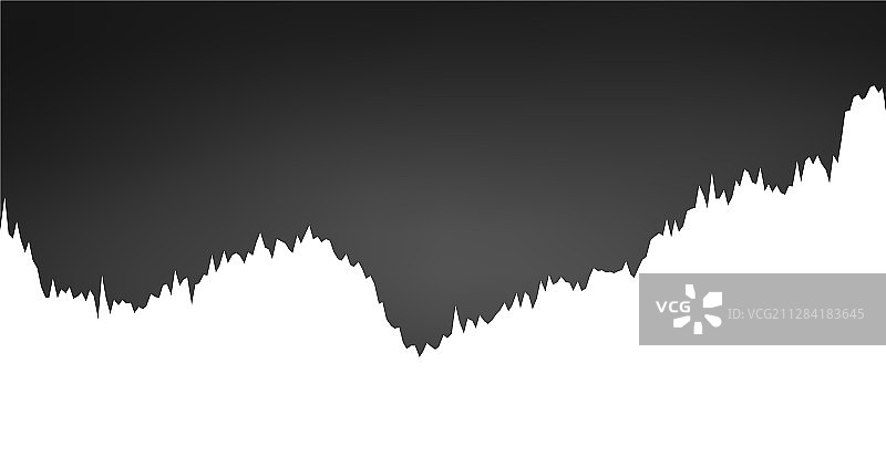 具有上升趋势线的抽象金融图表图片素材