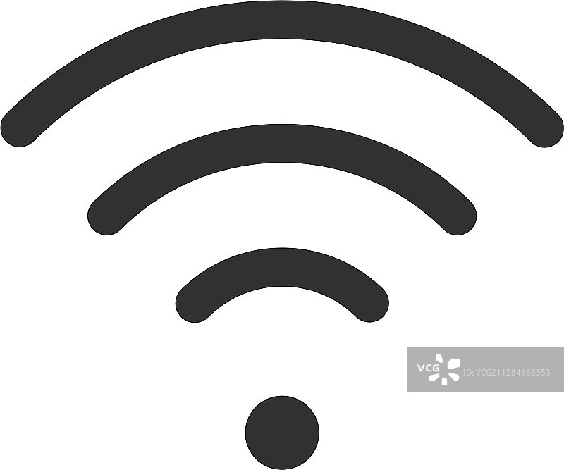无线WiFi热点图标图片素材