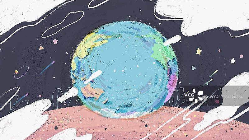 背景丨地球太空图片素材