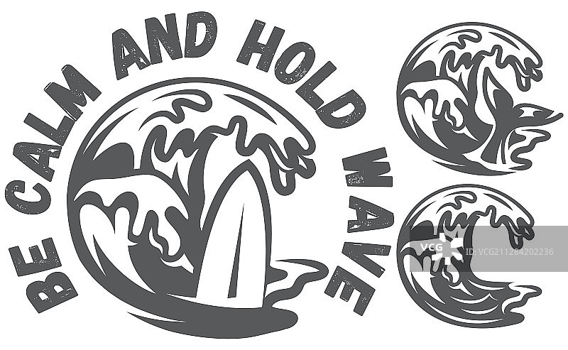 单色高海浪素材图片素材