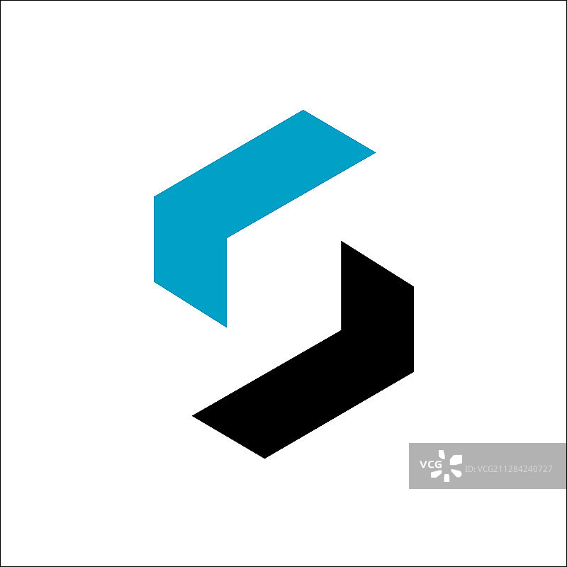 字母S抽象设计标志图片素材