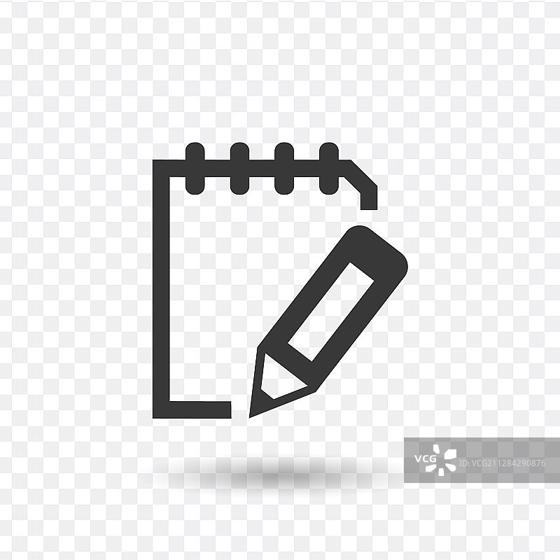 带铅笔的笔记本icon素材图片素材