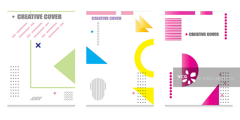 创意封面设计几何背景图片素材