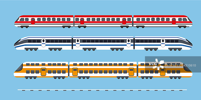 客运高速电动列车图片素材
