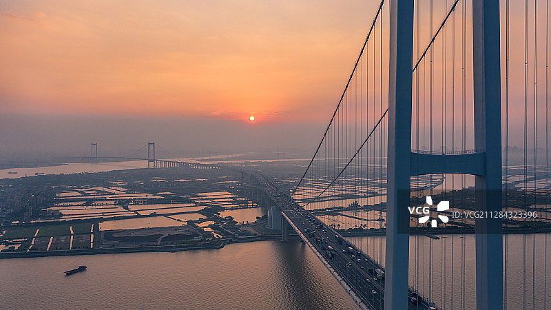 广州南沙大桥图片素材