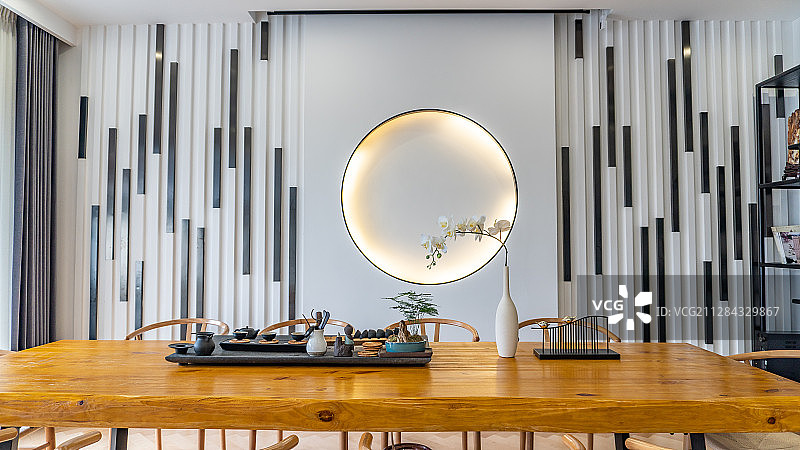 茶馆室内空间图片素材