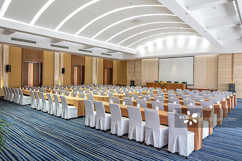 豪华酒店会议室空间图片素材