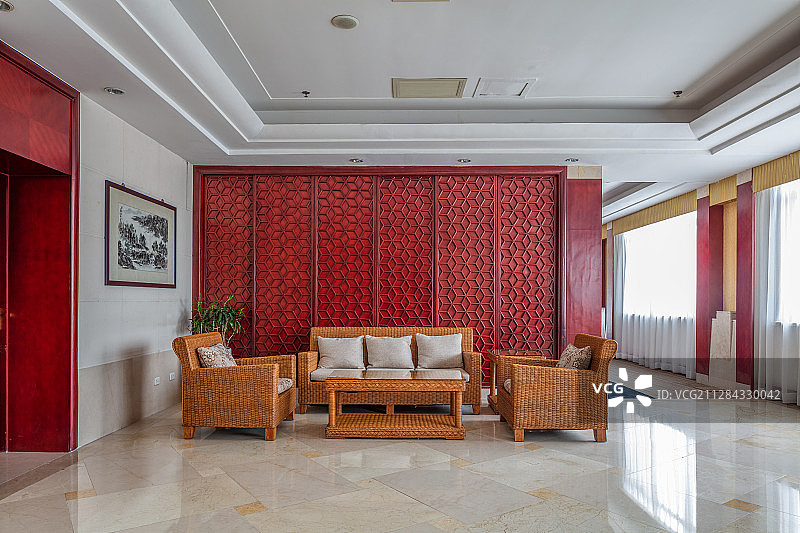 豪华酒店会议室空间图片素材