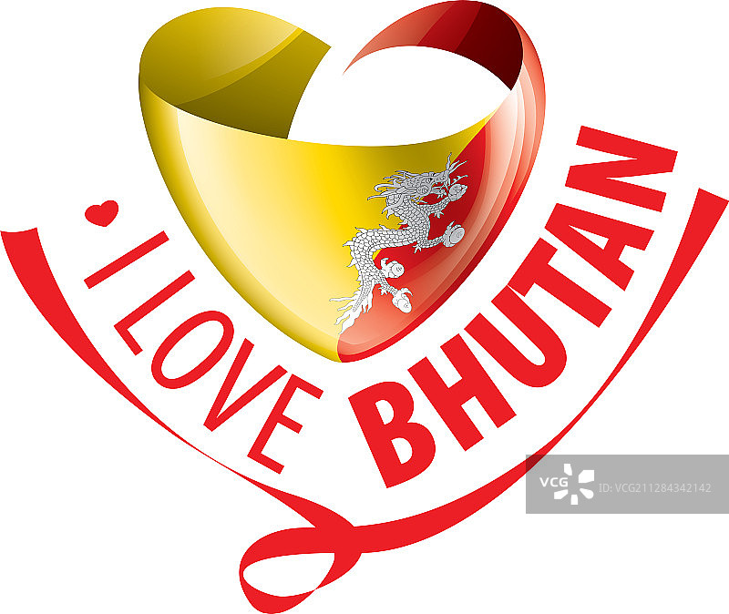 不丹国旗图案图片素材