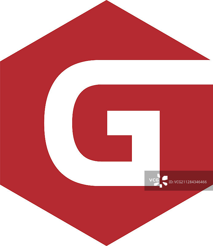 G字母六边形logo图片素材