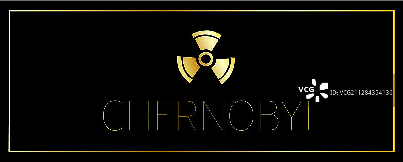 切尔诺贝利主题黑色banner图片素材