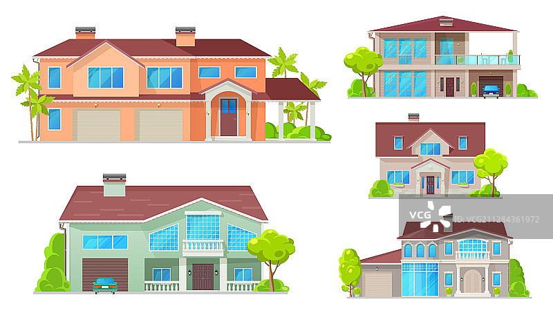 乡村住宅别墅图片素材