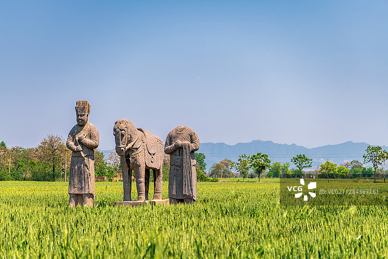 河南郑州巩义宋陵永泰陵（北宋第七位皇帝哲宗赵煦陵墓）户外风光图片素材