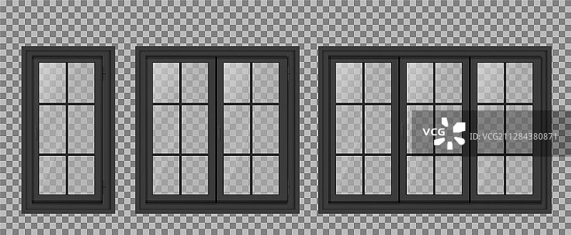深色窗框图片素材