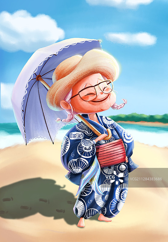 快乐的老年生活图片素材