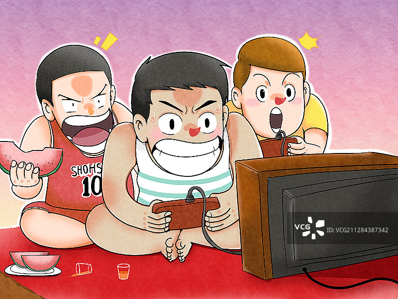 80后童年回忆-儿童节快乐~图片素材