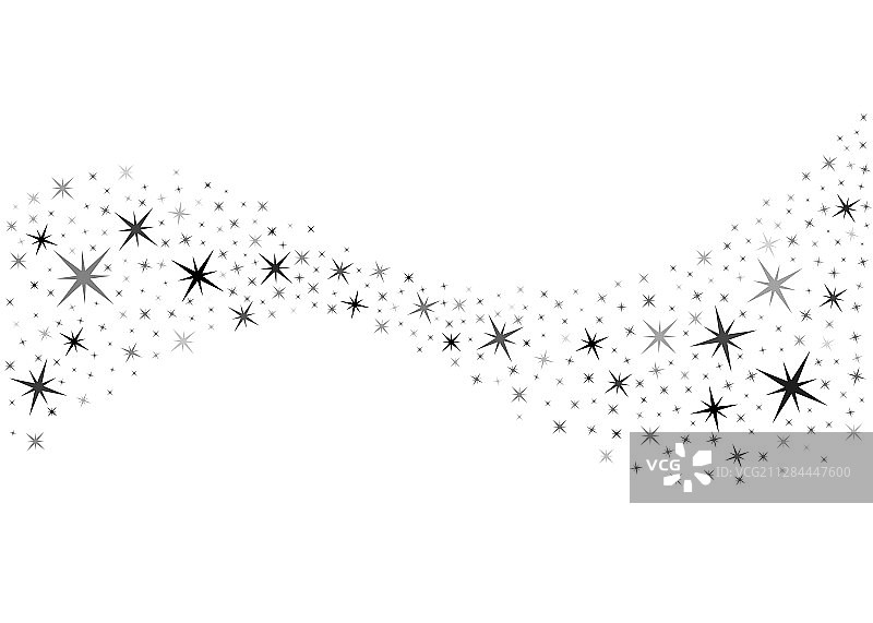 闪光星尘波浪图片素材