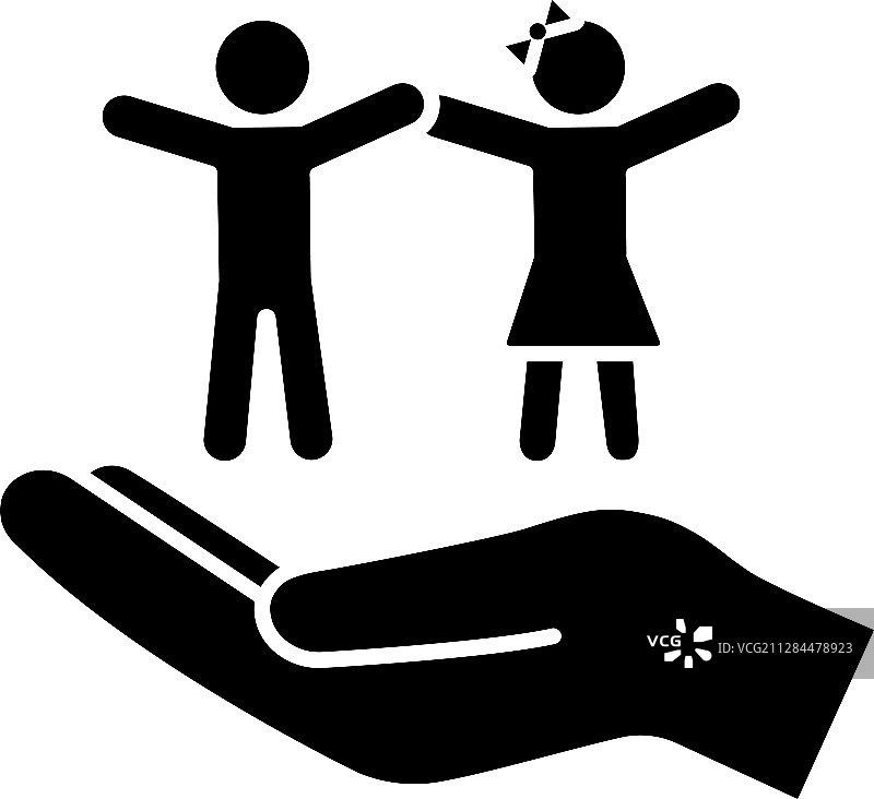 儿童权利标志图标图片素材