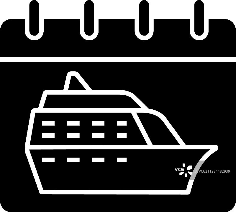 邮轮出发日期标志图标图片素材