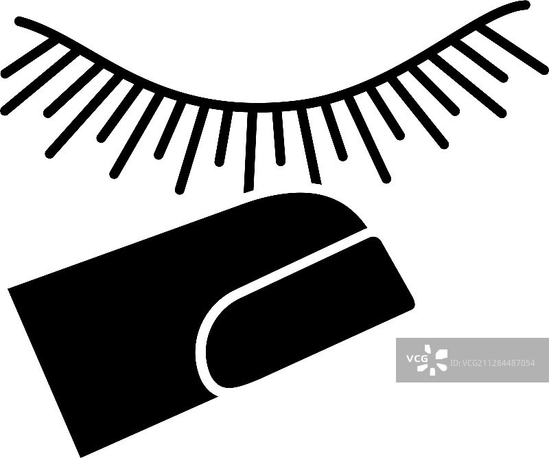 禁止触摸睫毛标志图标图片素材