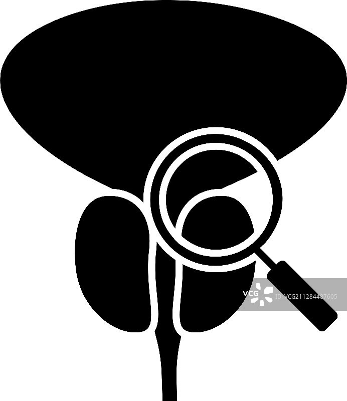 前列腺检查标志图标图片素材