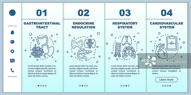医药健康引导页移动应用图片素材