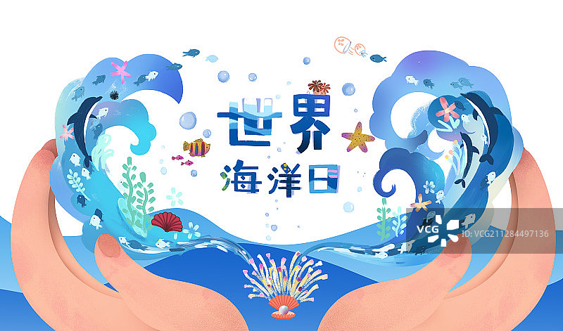 世界海洋日-无人图片素材