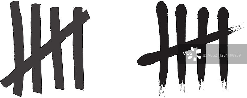 手绘计数符号隔离素描图标图片素材