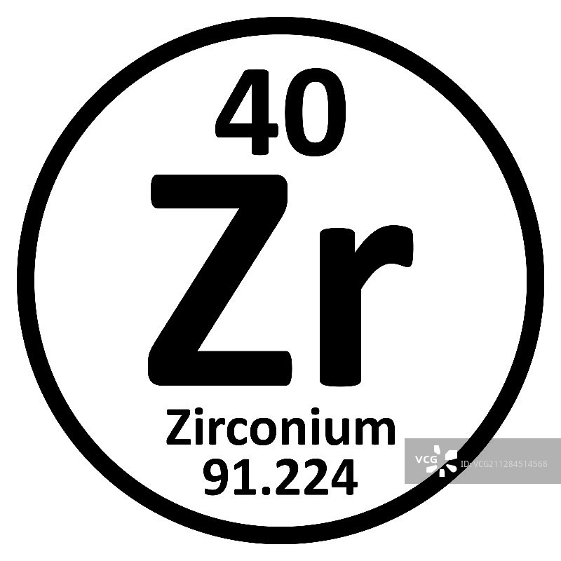 锆元素周期表图标图片素材
