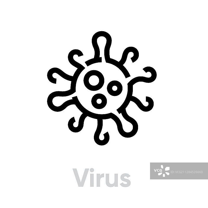 危险病毒细菌图标图片素材