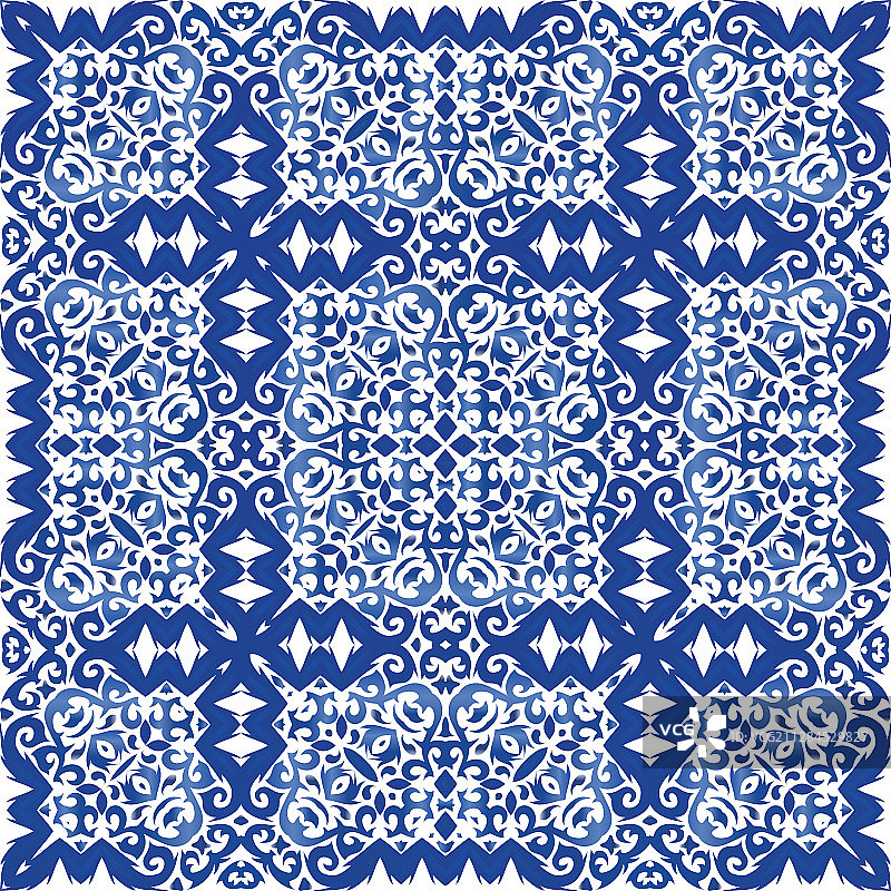 民族陶瓷砖上的民族装饰图片素材