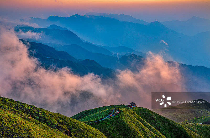 武功晨晖图片素材