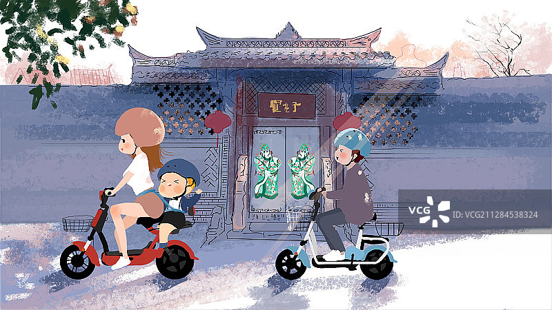 安全出行 要戴头盔哦图片素材